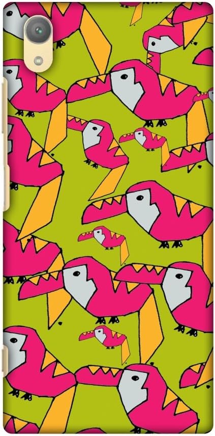 AMZER Slim Fit Handcrafted Designer Printed Snap On Hard Shell Case Back Cover with Screen Cleaning Kit Skin for Sony Xperia Xa1 Plus - Toucan Doo...