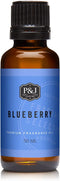 P&J Trading Blueberry Fragrance Oil, 30ml - Essential Oil for Candle Making, Diffuser, Soap, Perfume, Bath & Body...