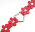 Gothic PU Leather Punk Choker Heart Ring Flower Necklace for Women...