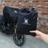 X AUTOHAUX Motorcycle Cover Street Bike Scooter Lightweight Half Cover Outdoor Waterproof Rain Dust Protector Black Size M for Kawasaki for Harley...