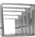 Square Cookie Cutter Set-5 Pack Stainless Steel Square Biscuit Molds Fondant Cake Cookie Cutter Set Pastry Mold-2",2.5", 3", 3.5",4"...