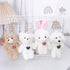 3/4 Pcs Plush Bears Keychain Plush Figures Stuffed Animals Keyring Pendant Key Holder Plush Keychain Bag Accessories...