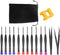 uxcell Electronics Repair Tool Kit, 14 in 1 Magnetic Precision Screwdriver Tweezer Magnetizer Sets for Repairing Mobile, Computer, Laptop, Small H...