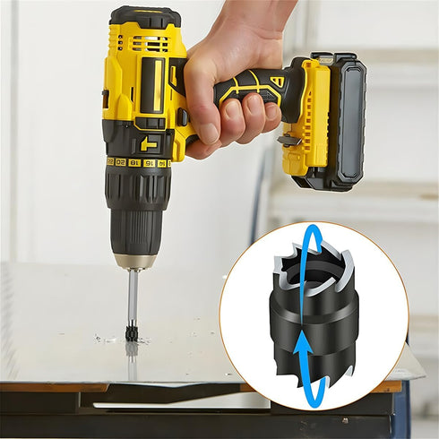 14PCS Car Spot Welder Cutter Sets, Vehicle 3/8" HSS Spot Welding Cutting Hole Remover Drill, Automobile Spot Welding Supplies Dedicated Kit, Unive...