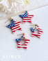 KEOKER Silk Screen Stencils for Polymer Clay Reusable Stars, 4th of July Star Silkscreen for Clay, Printing on Clay & Other Jewelry Clay Earrings ...