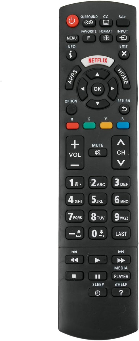 New N2QAYB001013 Replaced Remote fit for Panasonic Smart TV TC-50CX600 TC-50CX600U TC-55CX650 TC-55CX650U TC-55CX800 TC-55CX800U TC-55CX850 TC-55C...