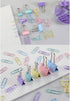 Assorted Binder Clips (84PCS) - Binder Clips Paper Clips Bulldog Clips Sets with Box for for Office School Home Desk Supplies - Yellow...