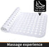 Yimobra Non Slip Bath Mat, Super Strong Suction Cups,34.5"x15.5"Long Tub Mat with Drain Holes, Machine Washable Fast Draining Shower Mats, Bathroo...