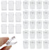 30Pcs Self-Adhesive Clips, Plastic Clear Wall Tapestry Clips, Small Double-Sided Adhesive Hanging Spring Clips for Teachers, Student Poster Photo ...