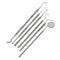 Dental Tools, 6 Pack Upgraded Professional Teeth Cleaning Tools Stainless Steel Dental Scaler Pick Tools Set Plaque Remover Kit PR-348...
