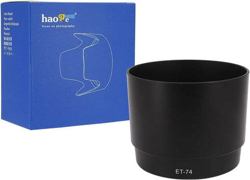 Haoge Bayonet Lens Hood Compatible with Canon EF 70-200mm f/4L USM and Canon EF 70-200mm f/4L IS USM Lens replaces Canon ET-74...