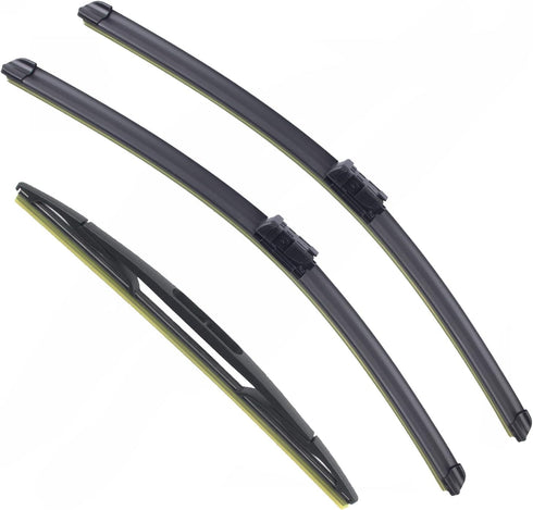 Front and Rear Windshield Wiper Blades (pack of 3pcs) Replacement for 2016-2021 Lexus RX350 26" + 20" Front Windscreen Wiper and 16" Rear Wiper Bl...