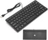 USB Wired Keyboard,78 Keys Mini Desktop Keyboard,Portable Ultra Thin Computer Keyboard,Low Noise Waterproof Mechanical Keyboard,Comfortable to Tou...
