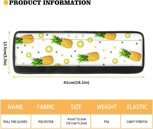 Snilety Retro Daisy Designs Refrigerator Door Handle Covers Set of 2 Flower Decor for Home Kitchen,Kitchen Appliances Protection Gloves