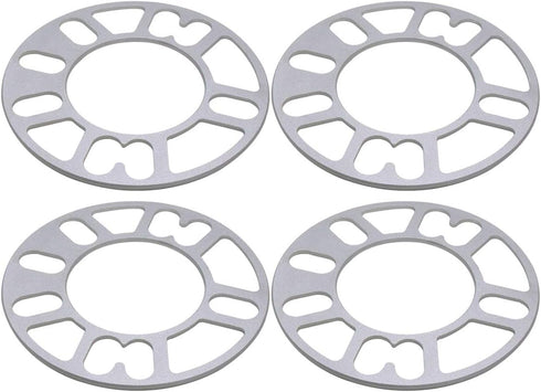 GAsupply Universal 3mm Wheel Spacers, 4 Pcs Universal Wheel Adapters for Most 4 & 5 Lug Wheels/Rims PCD 98mm-120mm...