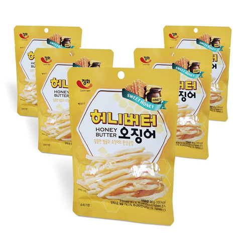 K-Herb Dried Squid – Korean Squid Flavorful Grilled Soft Butter Korean Dried Squid (Butter Squid 5Pack)...