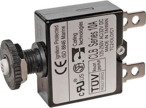 Blue Sea Push Button Thermal with Quick Connect Terminals (7 Amp)...