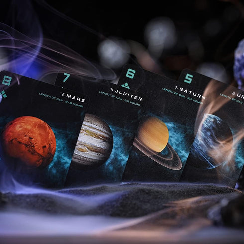 Cosmos Playing Cards: Space-Themed for Astronomy Enthusiasts with Galaxy Planets - Black Hole, Sun, Mars, Moon... (Standard Edition)...