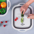 Collapsible Cutting Board - Portable Multi-Purpose Dish Tub - Washing and Draining Fruits and Veggies with Food-Grade Sink Storage - Multifunction...