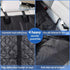 Front Dog Car Seat Cover - Waterproof Car Seat Covers for Dogs Front Seats Only Car Seat Protector for SUV Trucks Sedans Front Seat Universal - Bl...
