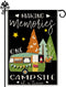 Making Memories Garden Flag, 12 x 18 Inch Double Sided Holiday Yard Outdoor Farmhouse Lawn Decoration Flag, RV Forest Campground Bonfire Camper Ca...