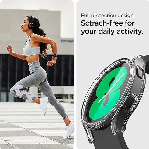 Case With Screen Protector Compatible with Samsung Galaxy Watch 4 Bluetooth Version 40mm, Scratch-Free Soft TPU Full-Cover Ultra-Thin Protective C...