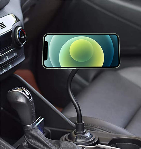 Magnetic Cup Holder Phone Mount, Flexible Gooseneck Arm Car Cup Phone Holder, Super Strong Magnets Mount for All Cellphones & More...