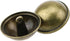 E-outstanding 10PCS Bronze Mushroom Domed Buttons 21mm Antique Brass Dome Buttons Round Sewing Buttons with Shank for Suits, Coats, Uniforms, Shir...