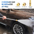 2-in-1 High Pressure Power Washer Wand and Watering Sprayer Tool with 3 Hose Nozzles - Hydro Jet Nozzle for Garden Hose, Car Washing, and Versatil...