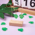 Beadthoven 100-Piece Frosted Style Leaf Acrylic Charms Pendants for Jewelry Making Accessory DIY Crafts Home Decoration | 24x22.5x3mm (Green)...