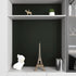 VaryPaper 15.7''x78.7'' Dark Green Contact Paper for Cabinets Drawers Waterproof Green Peel and Stick Wallpaper for Kitchen Green Removable Wallpa...