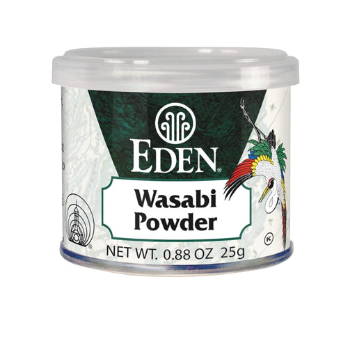 Eden Wasabi Powder, w/Real Japanese Horseradish, Fiery, Traditionally Made in Japan, 0.88 oz...