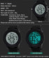 Men's Digital Sports Watch Waterproof Military Outdoor Wrist Watches for Men with LED Backlight Alarm Back Light...
