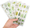 Plants Scrapbook Stickers,12 Sheets DIY Decorative Green Leaf Decals Stickers for Scrapbooking Planner Gift Packing Art Crafts...
