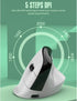 Bluetooth Wireless Ergonomic Mouse USB C Rechargeable, Wireless Vertical Mouse 4000DPI Carpal Tunnel Right Hand for Laptop/Computer/Apple Desktop/...