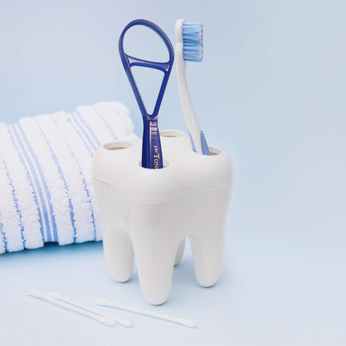 Tongue Scraper Cleaner - the Tongue Cleaner - End Bad Breath and Freshens Breath - Eliminate Bad Breath - Bad Breath Treatment (Color May Vary)...