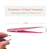 12 pcs Plastic Tweezers for kids DIY Jewelry Making Crafts beadsTweezers for crafting 3.14 inch- Ideal for Picking and Placing Beads Craft supplie...