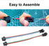 SM 2.5mm Connectors Male Female Plugs Sockets with 22AWG Pre-Crimped Silicone Cables Wire Compatible with JST SM Connectors 2.5mm 2.54mm Pitch 2 3...