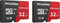 LaView 32GB Micro SD Card 2 Pack, Micro SDXC UHS-I Memory Card – 100MB/s,633X,U1,C10, Full HD Video V10, A1, FAT32, High Speed Flash TF Card P500 ...