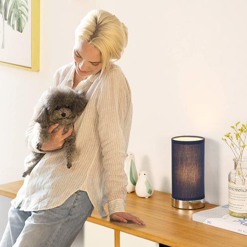 Lampwell FION Small Table Lamp for Living Room as Bedside Table Lamp for Bedroom,Modern Table Lamp,Kids Table Lamp,Night Table Lamp,?3.94×H8.27IN,...