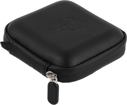 Linsoul ZiiGaat Square Earbud Case, Portable Wired Earphone Carrying Case, Waterproof Leather Storage Bag for KZ ZS10 PRO, SIMGOT EM6L, 7Hz Zero:2...