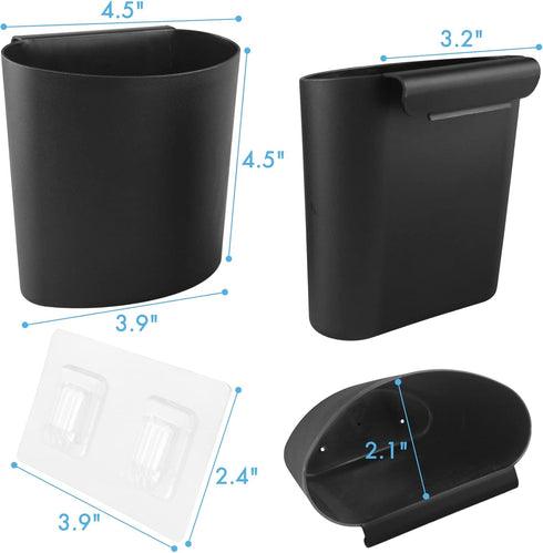 Wall Caddy Pen Holders, Pencil Cups Organizer for Marker/Remote/Crayon/White Board Accessories, with Adhesive Stickers, Office Home Craft Class Ki...