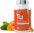 Essential Elements Turmeric Curcumin - Joint, Heart & Brain Support - with Bioperine for Increased Absorption 1950 mg - 90 Capsules...