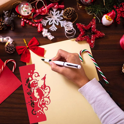 3 Pcs Die Cuts for Card Making, SENHAI Christmas Metal Cutting Dies Scrapbooking Die-Cuts Snowflake Stencil for DIY Christmas Decorations Paper Cr...