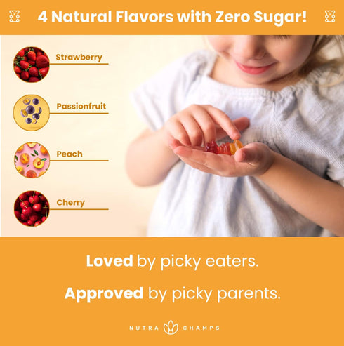 NutraChamps Kids Multivitamin Gummies | Multivitamin for Kids | 120 Gummy Vitamins for Kids | Sugar Free Kids Vitamins Gummy Multivitamin | Vegan ...