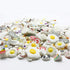 50 Pcs Slime Charms Easter DIY Craft Making Resin Jewery Making Kit, Resin Flatback Slime Beads Making Supplies for DIY Scrapbooking Crafts (White...