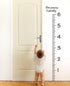 Giant Vinyl Growth Chart Kit | Kids DIY Height Wall Ruler Large Measuring Tape Sticker Number Decal Sticker (Black, 73x23 inches)...
