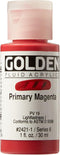 Golden Fluid Acrylic Paint 1 Ounce-Primary Magenta...