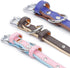 Pet Bling Accessories Cat and Dog Rhinestone Collar PU Leather Adjustable Collar (Medium, Navy Bule)...