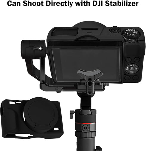 Case for Canon Powershot G7 X Mark III Digital Camera, Soft Silicone Protective Cover with Removable Lens Cover for Canon Powershot G7X Mark III D...